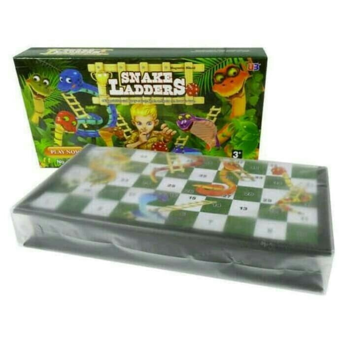 Family Game Mainan Ular Tangga Magnet U3 /Magnetic Snake & Ladder