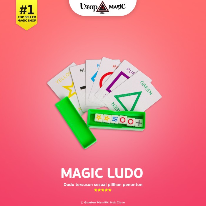Mainan Sulap Magic Ludo Trik Sulap Kartu & Dadu Uzop Magicshop