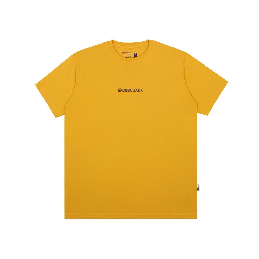 Dobujack T-Shirt Pria Wanita Mustard