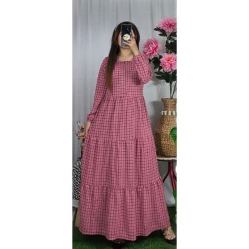 Longdress Wanita Kotak LongDress Kotak Gamis Kotak