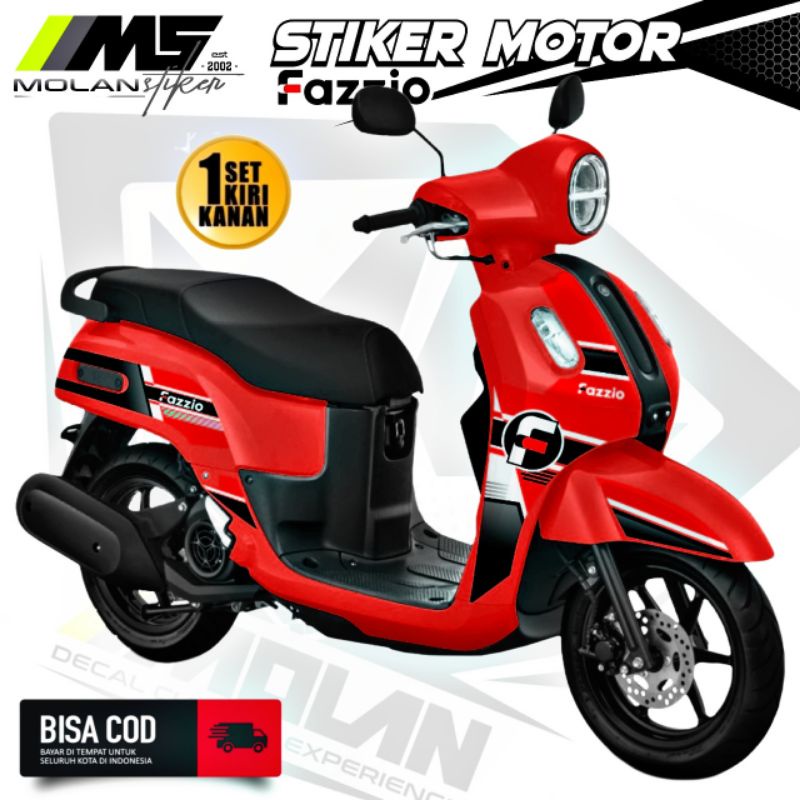 Decal Sticker Striping Variasi Yamaha Fazzio 125 - Yamaha Fazzio Hybrid |Decal Fazzio - Lis Fazzio -