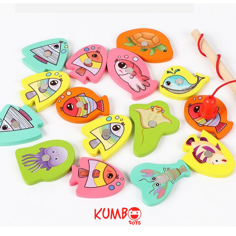 Mainan Edukasi Pancing Ikan Magnet Kotak Kaleng Fishing Toys