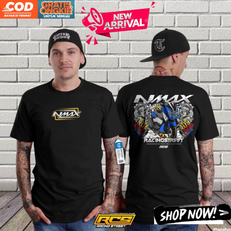 KAOS NMAX YAMAHA THAILOOK BAJU NMAX RCS KAOS DISTRO PRIA KAOS PRIA KEREN BAJU PRIA