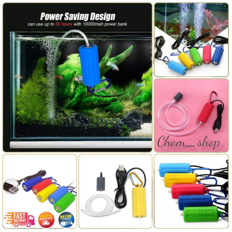 Fixmee ~  airator/aerator/pompa udara Aquarium Oxygenerator Usb/airator usb/pancing