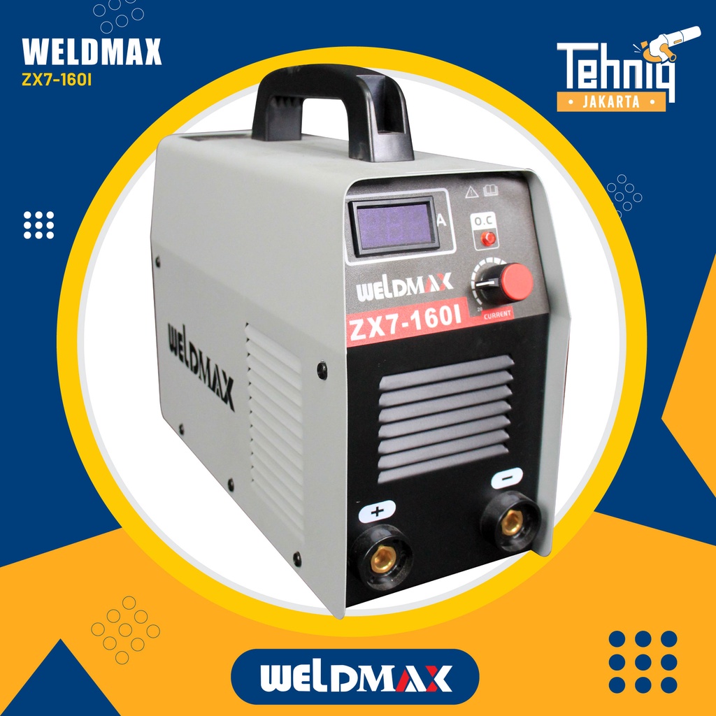 MESIN LAS / TRAFO LAS STICK ZX7-160I WELDMAX INVERTER WELDING