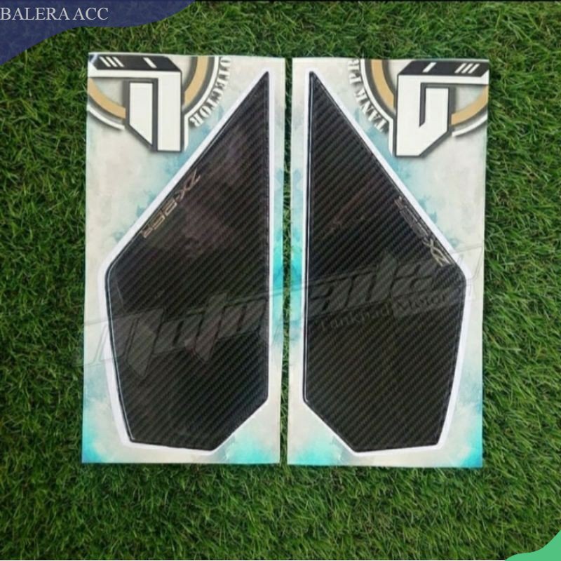 Stiker resin timbul carbon sidepad tanki samping kawasaki ZX25R