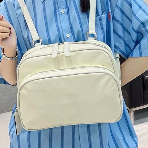 Sera Korea nieeh official authentic jennie Jin Zhini ransel kasual warna solid kulit baru yang sama