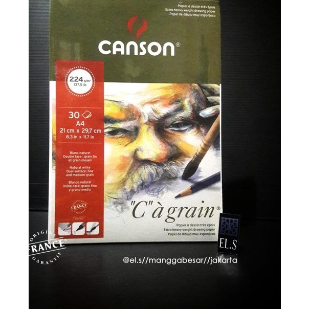 

Canson C A Grain A4 224 GSM