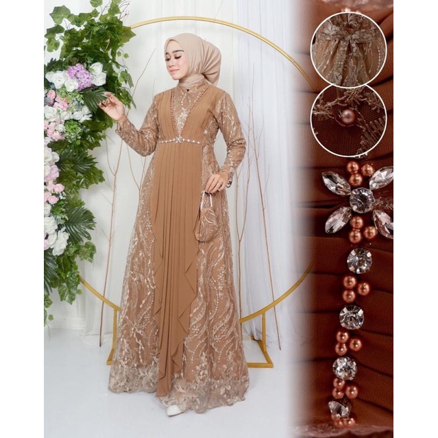 GAMIS FIARA/GAMIS PAYET/GAMIS KONDANGAN/DRES WISUDA/GAMIS TERBARU/GAMIS ACARA FORM