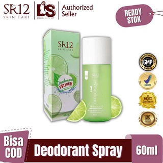 TERLARIS !! Deodorant Spray SR12 | USIR BAU BADAN | PEMUTIH KETIAK 60ml by SR 12