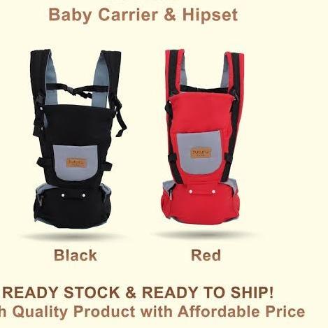 GENDONGAN BAYI DEPAN HIPSEAT MODERN KUALITAS PREMIUM PRAKTIS NYAMAN - Merah