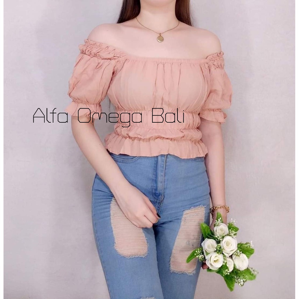 Top Crop Sabrina Premium