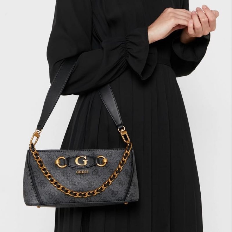 GUESSS Izzy Top Zip Shoulder Bag