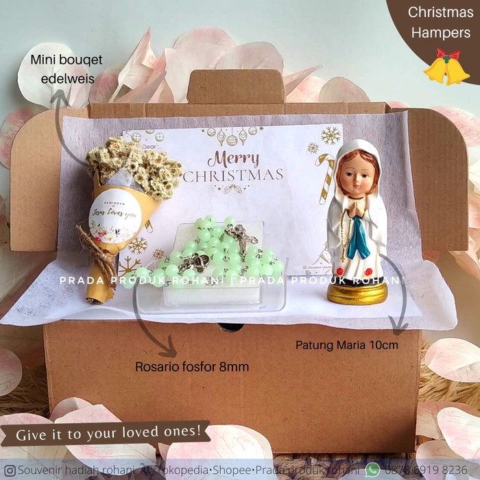 

(COD) Hadiah Natal/Kado Natal/Gift Box/Hampers Natal/Barang Rohani/Rosario