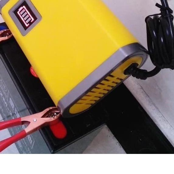 Charger aki / Cas aki motor mobil 6A / charger aki sunpro 12v6a