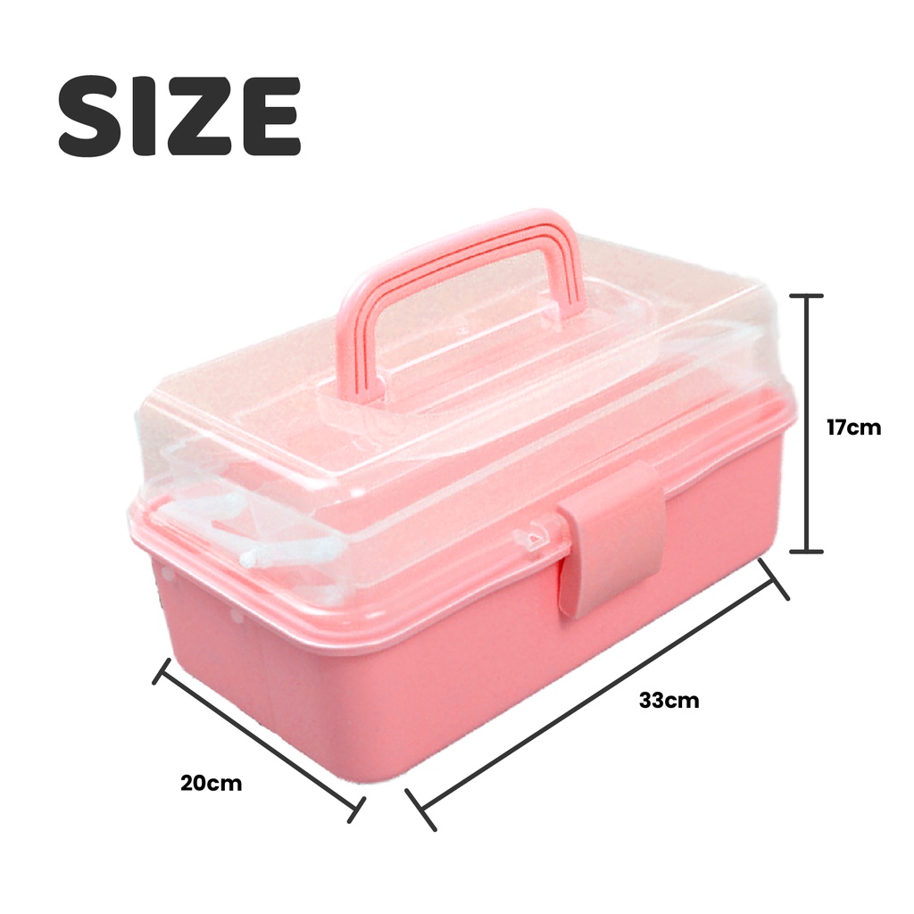 ( COD ) Box storage / Tempat kuas nailart makeup / Rak kosmetik / Box makeup