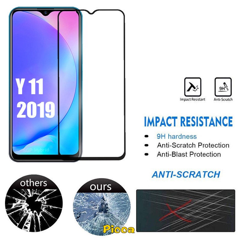 Tempered Glass Pelindung Layar Vivo Y15S Y12s Y15 Y19 Y12I Y52 Y20 Y21 Y12 Y30 Y75 Y76 Y50 Y20I Y33S V20SE Y11 T1 Y23