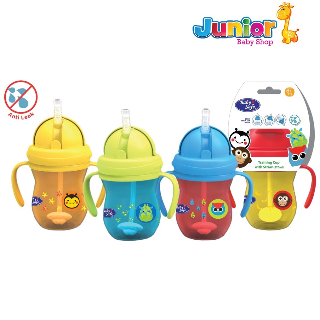 Berry Baby - Baby Safe Training Cup With Straw Botol Minum Bayi Anak 270 ml