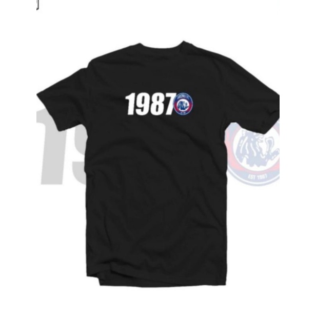 T-SHIRT AREMA 1987/KAOS AREMA MALANG 1987/ATASAN KLUB SEPAKBOLA/BAJU PRIA WANITA/PAKAIAN SUPORTER DI