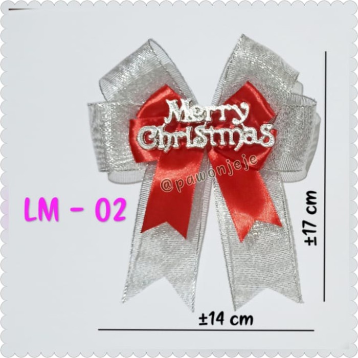 

favorit] Pita Hiasan Kado Hampers Parcel NATAL MERRY CHRISTMAS XMas Siap Pakai