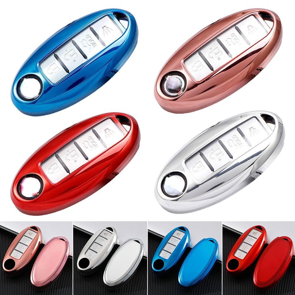 POPULAR Remote Key Case Full Protection Pelindung Kulit Key Fob Cover Untuk Nissan