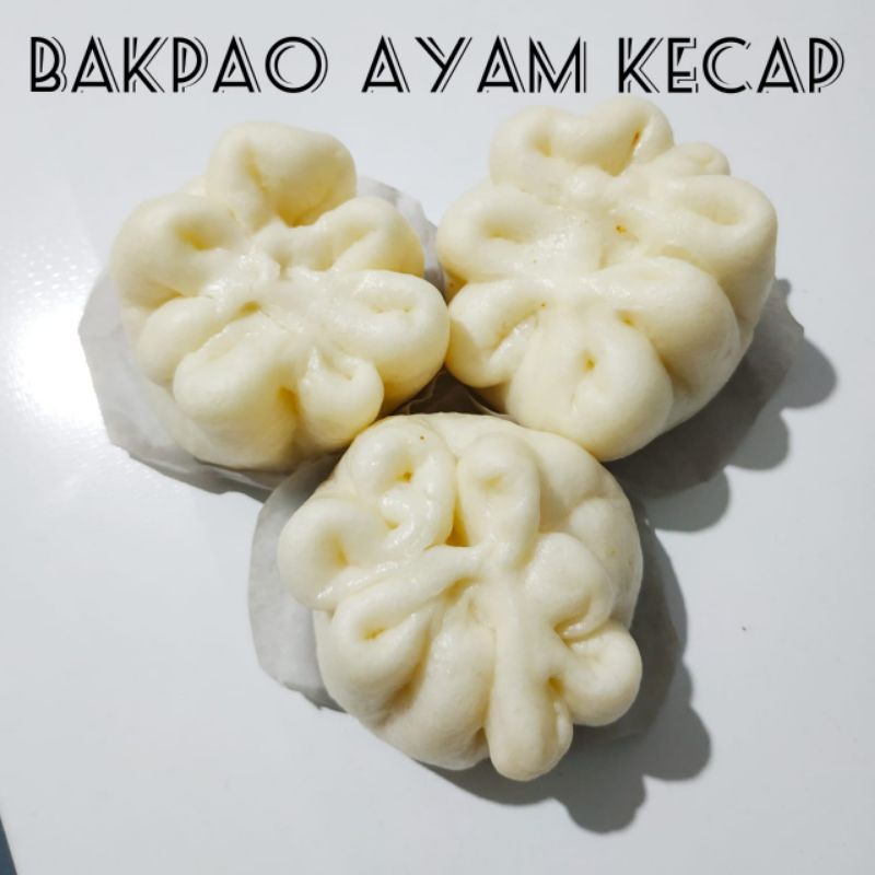 BAKPAO HALAL HOME MADE ( AYAM KECAP, BARBEQUE / BBQ, TAUSA, COKLAT, KEJU, COKLAT KEJU)