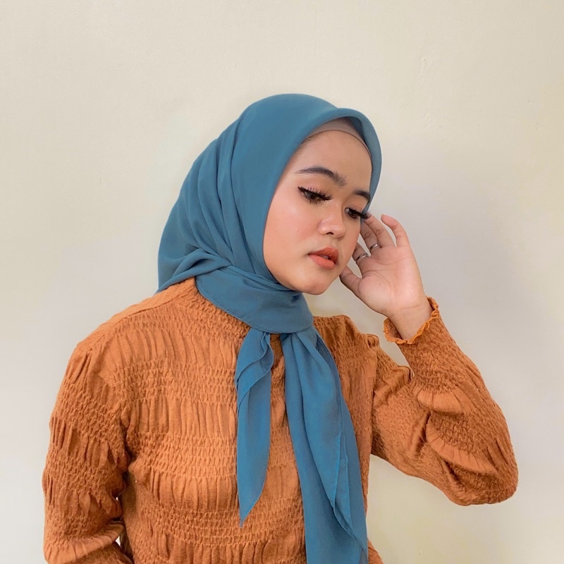 RAABIHA | Nura Hijab Square | Kerudung Anti Letoy | Pollycotton Premium