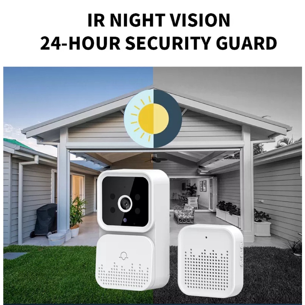 INTERCOM SECURITY CCTV SMART WIFI VIDEO DOOR PHONE DOORBELL WIRELESS RING