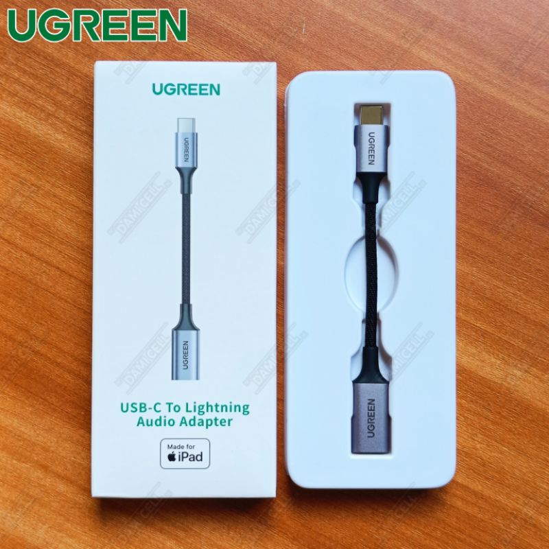 UGREEN AUDIO ADAPTER TYPE C MALE TO IPHONE LIHTNING FEMALE DAC