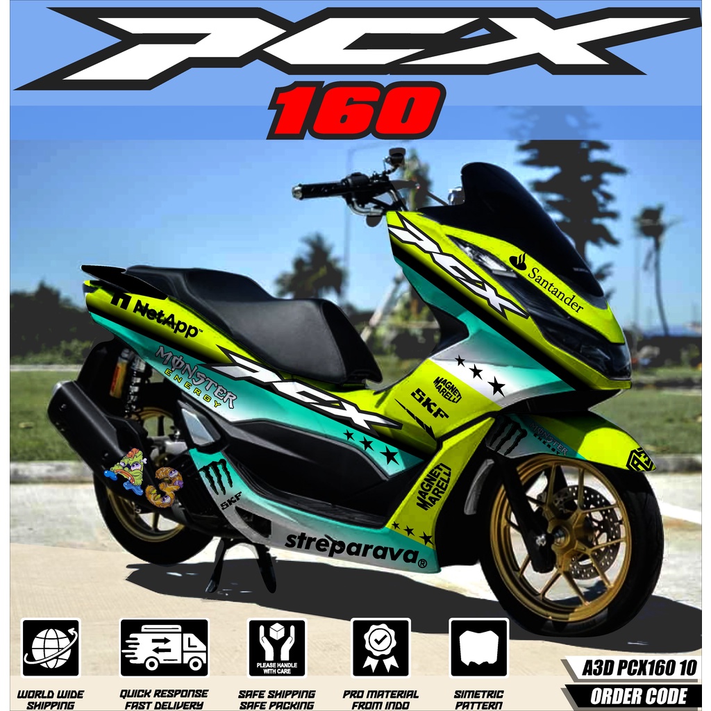 Decal Sticker PCX 160 2021 Fullbody - Dekal PCX 160 New Decal Sticker Honda PCX 160 2021 atriplegrap