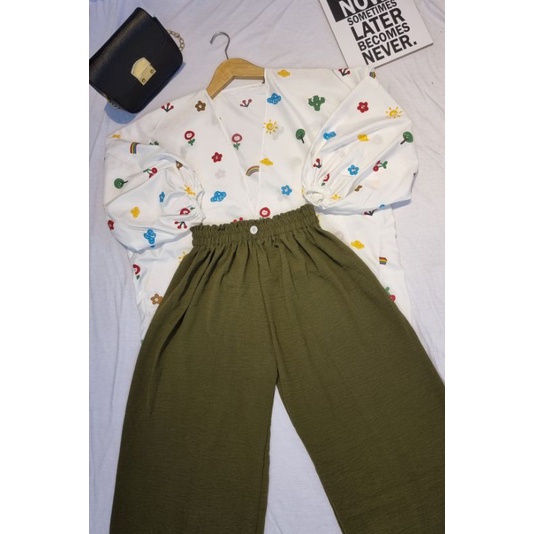 ONE SET KIYOWO OUTER+CELANA-OUTER+KALLY ARMY