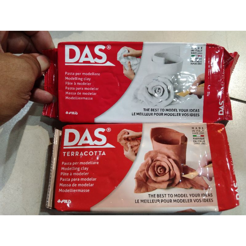 Jual Das Modelling Clay White Coklat Tanah Liat Air Dry 500gram Shopee Indonesia 9670