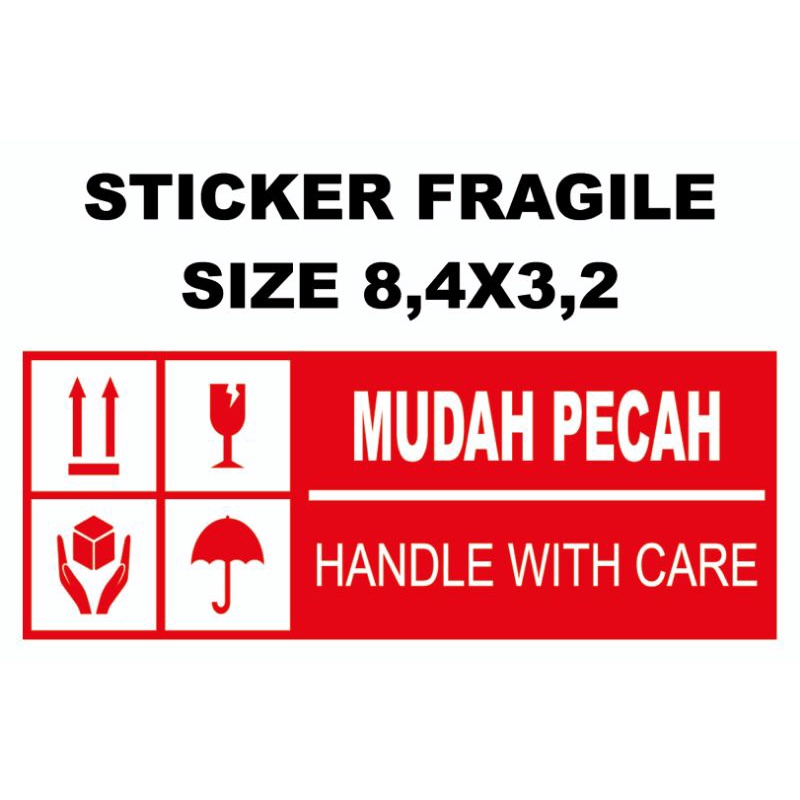 Jual STICKER FRAGILE Sticker Pecah Belah Shopee Indonesia