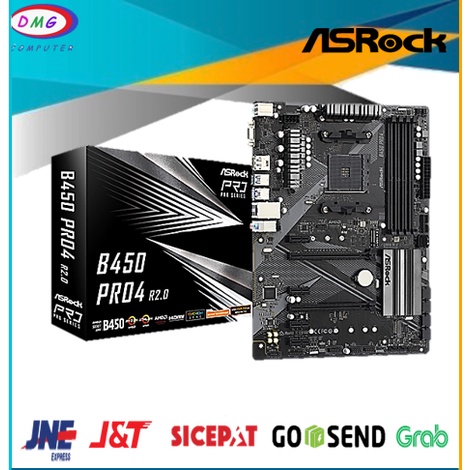 Motherboard ASROCK B450 PRO4 AMD AM4 SOCKET DDR4