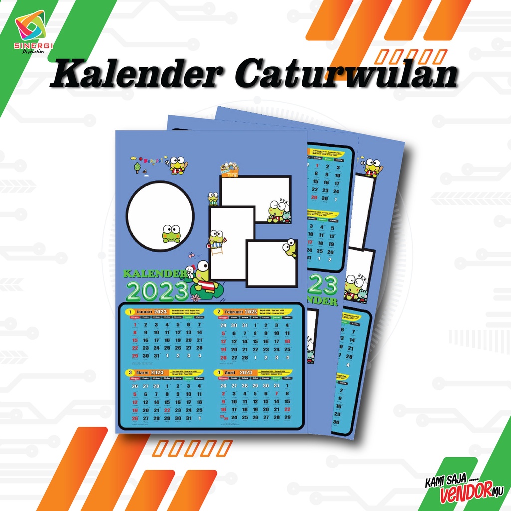 

Kalender Caturwulan Custom Foto