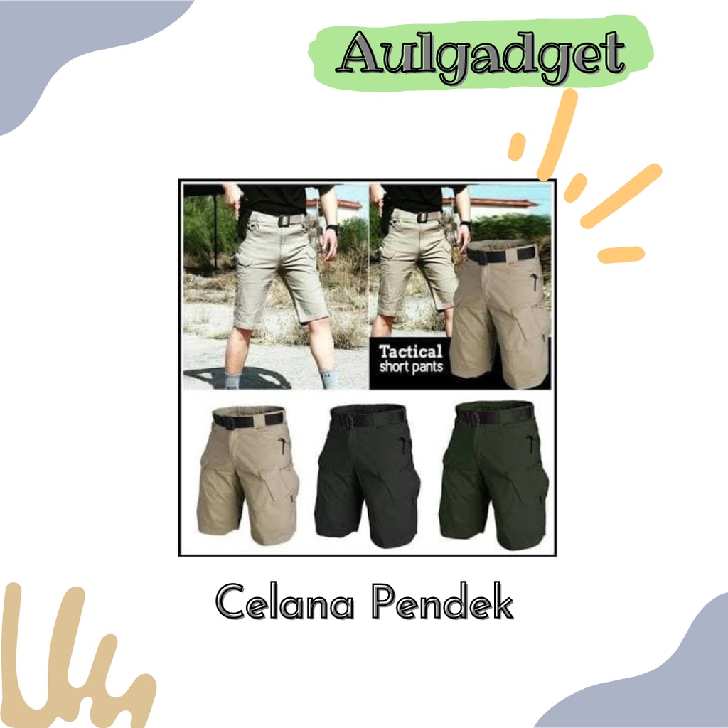 CELANA CARGO PENDEK TACTICAL PENDEK OUTDOOR - CELANA TACTICAL CARGO PENDEK