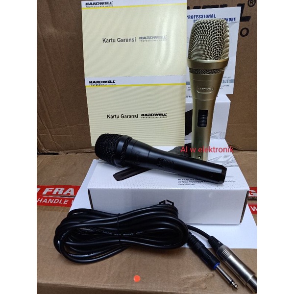 Mic kabel Hardwell Pro 9 Pro9 New Microphone kabel terbaik original