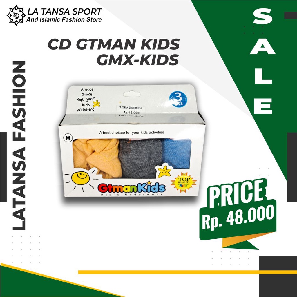 CELANA DALAM ANAK GTMAN KIDS GMX-KIDS