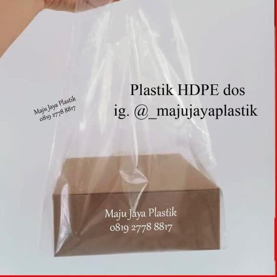 

Kantong Plastik Bening Dos / HDPE DOS 22x22,25x25,30x30 - 20 X 20