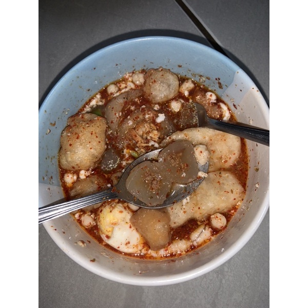 Jual Bakso Aci Ayam Suwir Baso Aci Geprek Bakso Aci Pedas Besar Kecil