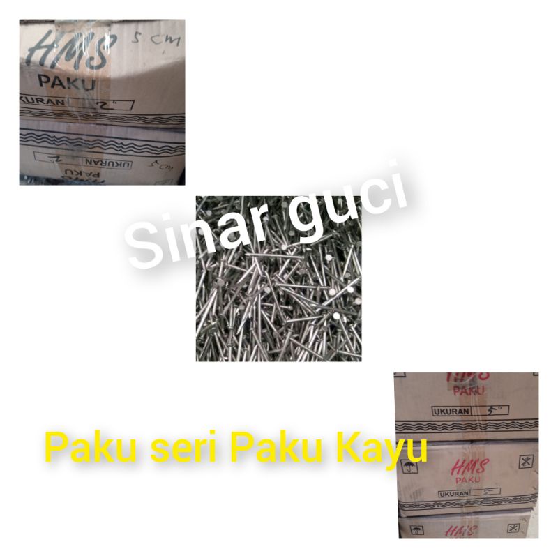Paku Kayu Paku Seri 5/7/10/12/15 cm Perkotak
