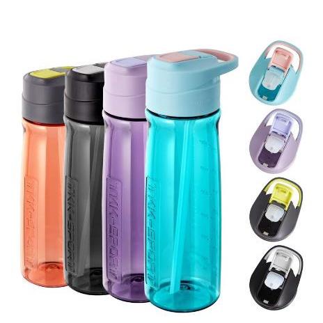 *New* TKK Botol Minum Sedotan BPA FREE 500ml / 700ml TRITAN Botol Minum Sedotan Dewasa Lock n Lock 1