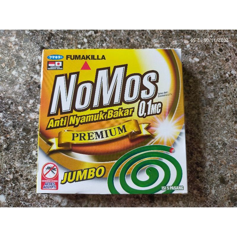 nomos anti nyamuk bakar premium isi 5pasang