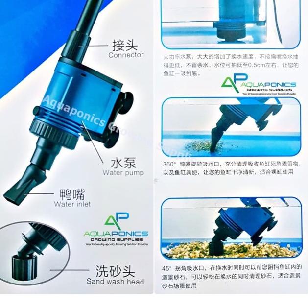 SOBO BO028 cleaner pump undergravel penyedot pembersih aquarium