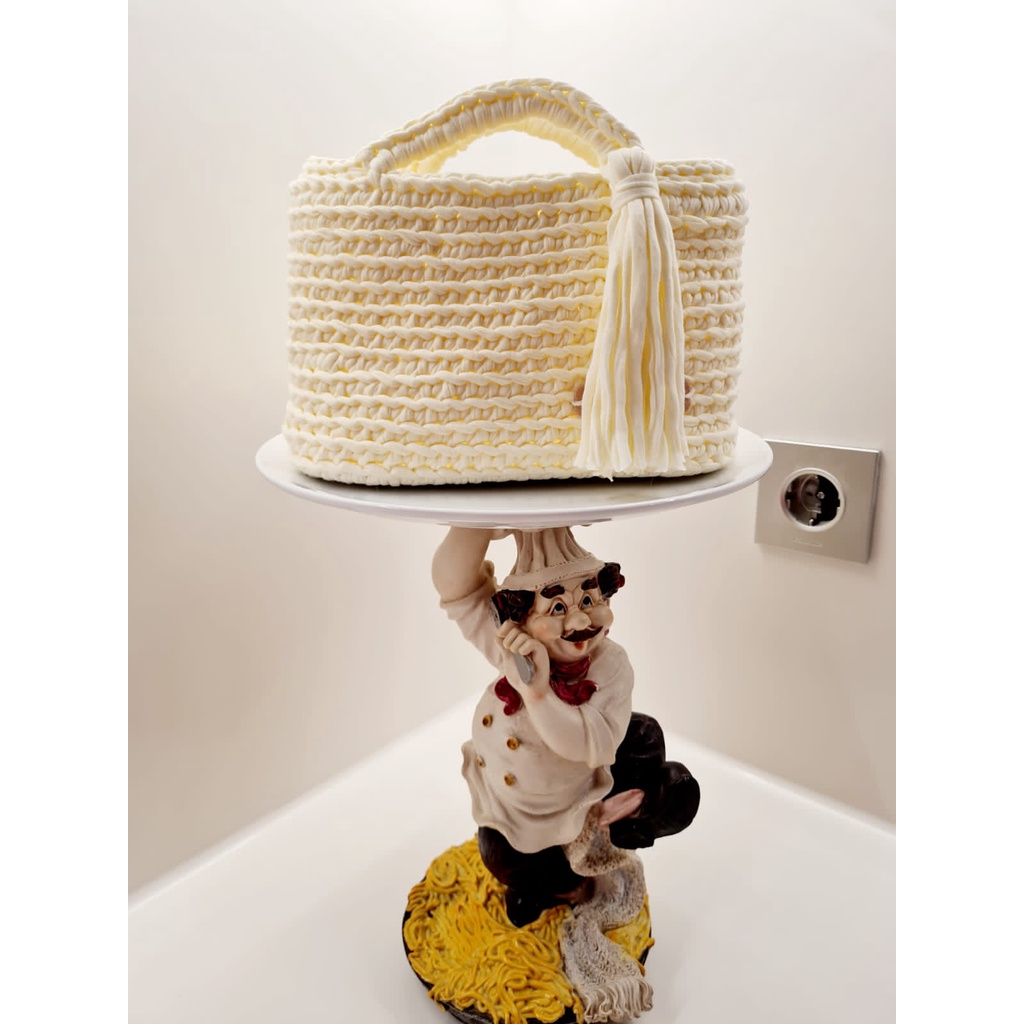 Tas Rajut Korea Putih Handmade