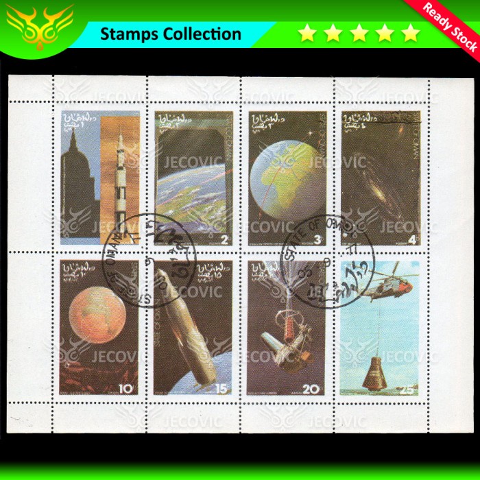 

Oman Aerospace , Prangko Souvenir Sheets