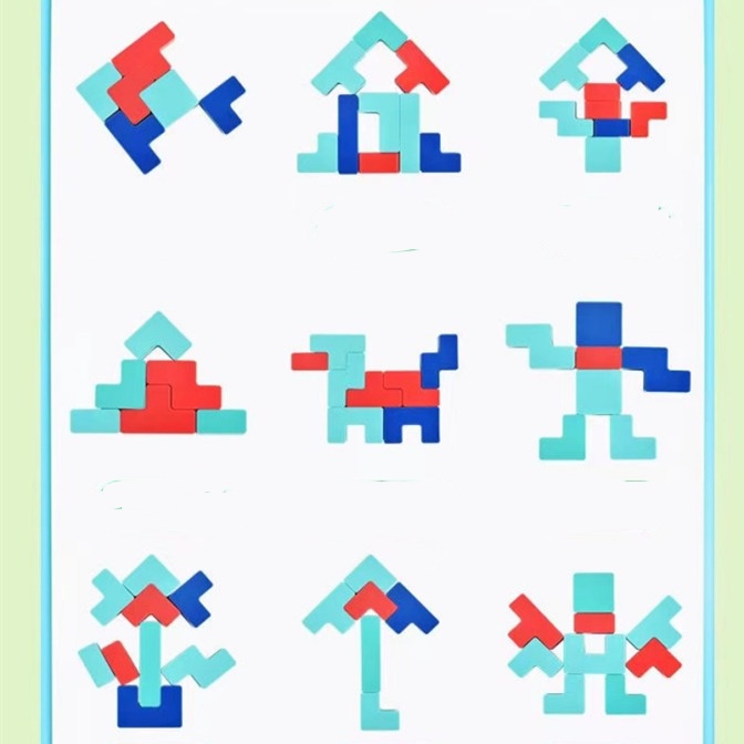 [FUNNY]Mainan Anak Tetris Bebek / Russian Block Tetris / Mainan Susun Balok Tetris Motif Bebek / Mainan Tertis