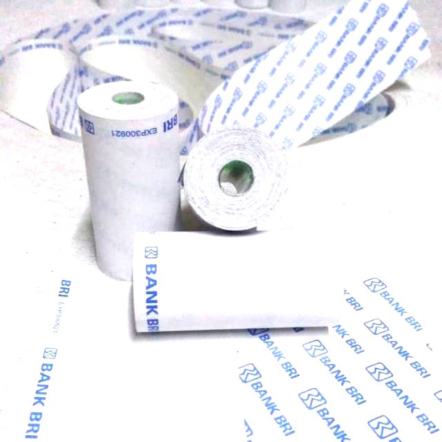 Kertas Thermal Logo BRI 58 x 30 mm Kertas Struk Printer Thermal