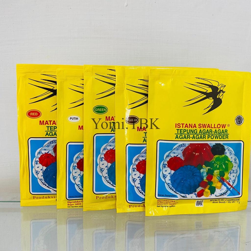 

MATAHARI Dua Walet Agar-agar/Tepung Agar-agar Bola Dunia/Istana Swallow Agar-agar - 5gr