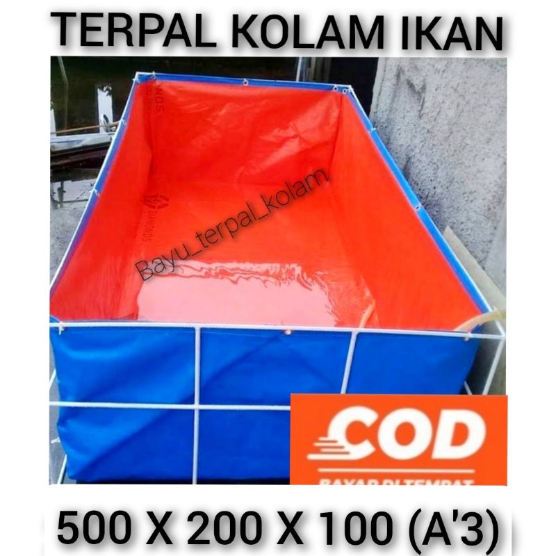 TERPAL KOLAM IKAN 500X200X100 TYPE A'3 KOREA